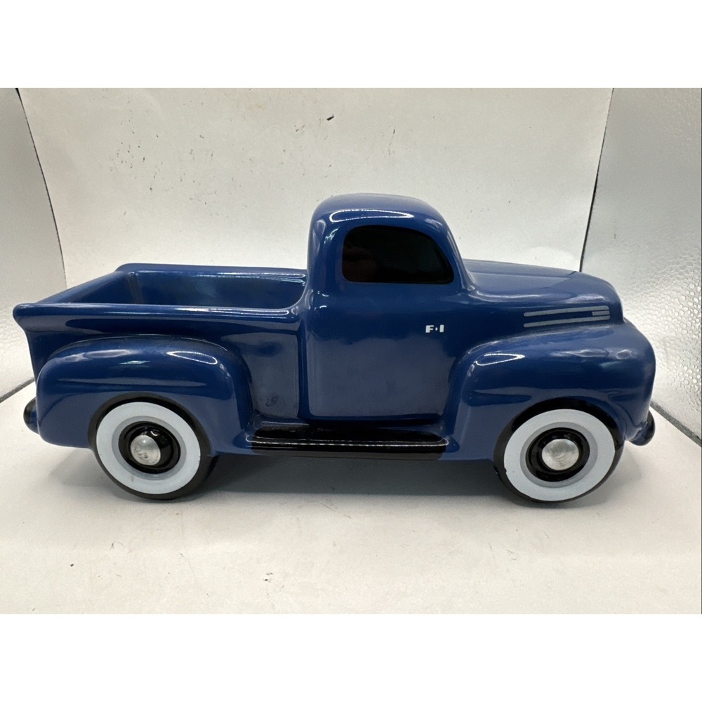Teleflora Gifts Ford F1 Truck Planter Blue
